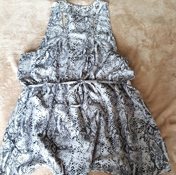 Converse babydoll halter top - grey snakeprint - Picture 3 of 3